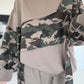 Zweiteiler mit Camouflage-Muster - taupe-mehrfarbig