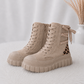 High Sneaker in Wildleder-Optik  - beige-leo