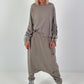 Shirred Shirt - Taupe