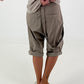 Short Baggy with Overlay - Taupe