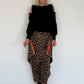 Pullover mit Cut-Outs und Statement-Perlen - schwarz