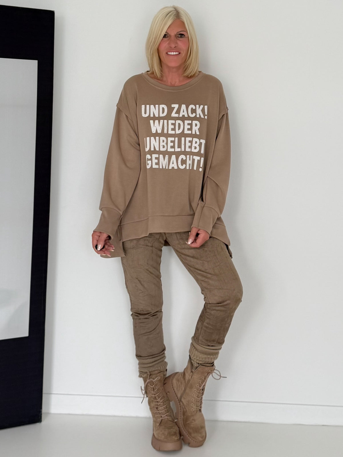 Sweater Und Zack! - taupe