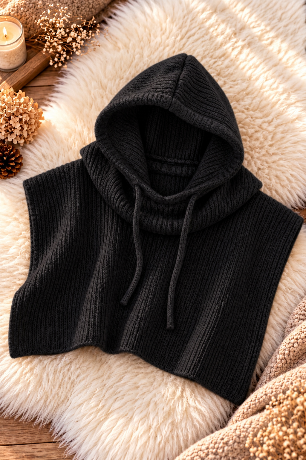 Hoodie Layer - schwarz