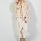 Baggy broek model “Effortless Ease” - beige