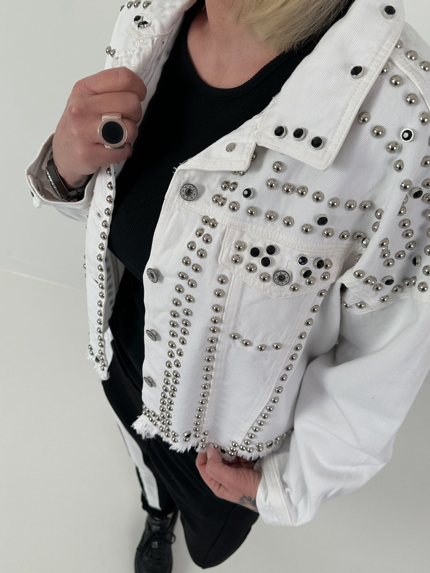 Jeansjacke Melly & Co. - weiss