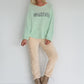 Weicher Pullover Whatever - mint