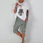 T-Shirt Champagne - weiss