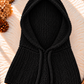 Grobrippstrick Balaclava - schwarz