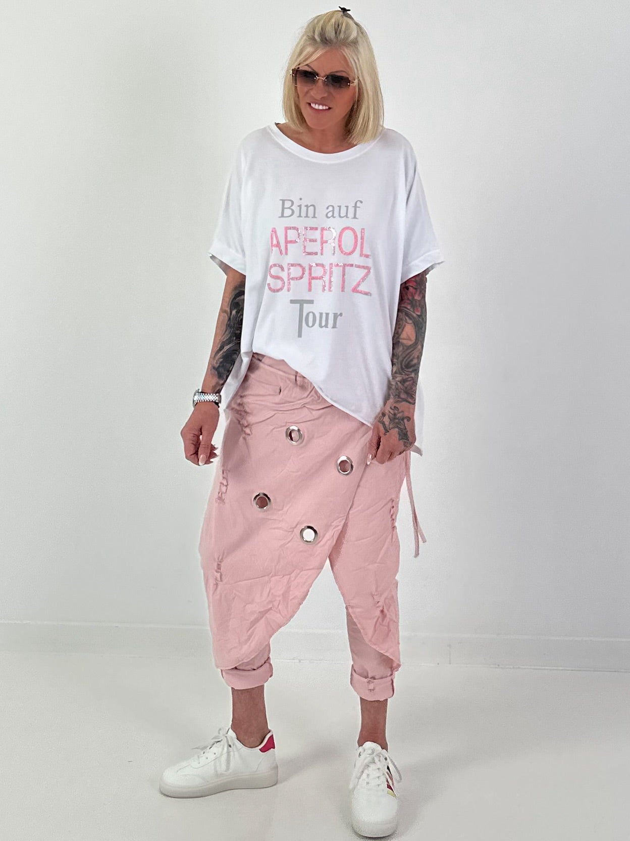 Oversized T-shirt on Tour - white
