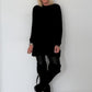 Longpullover - schwarz