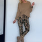 Kastiges Shirt - camel