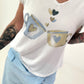 T-shirt cups - white