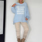 Sweater Und Zack! - hellblau