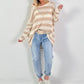 Pulli mit Streifen - beige-taupe