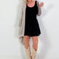 Ruffled skort - black