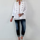 Light Military-Look Jacket - white