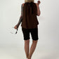 Neckholder Top -schoko