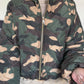 Puffy-Bomberjacke im Camouflage-Look - oliv-mehrfarbig