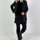 Blazer Modell "Midnight Sparkle" - schwarz-transparente Pailletten