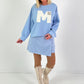 Sweatshirt model "Edition M" - light blue