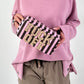 Cosmetic bag model "Attitude Bag" - pink-mocha-beige