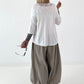 Leichte Feinstrickjacke mit Knopf- weiss