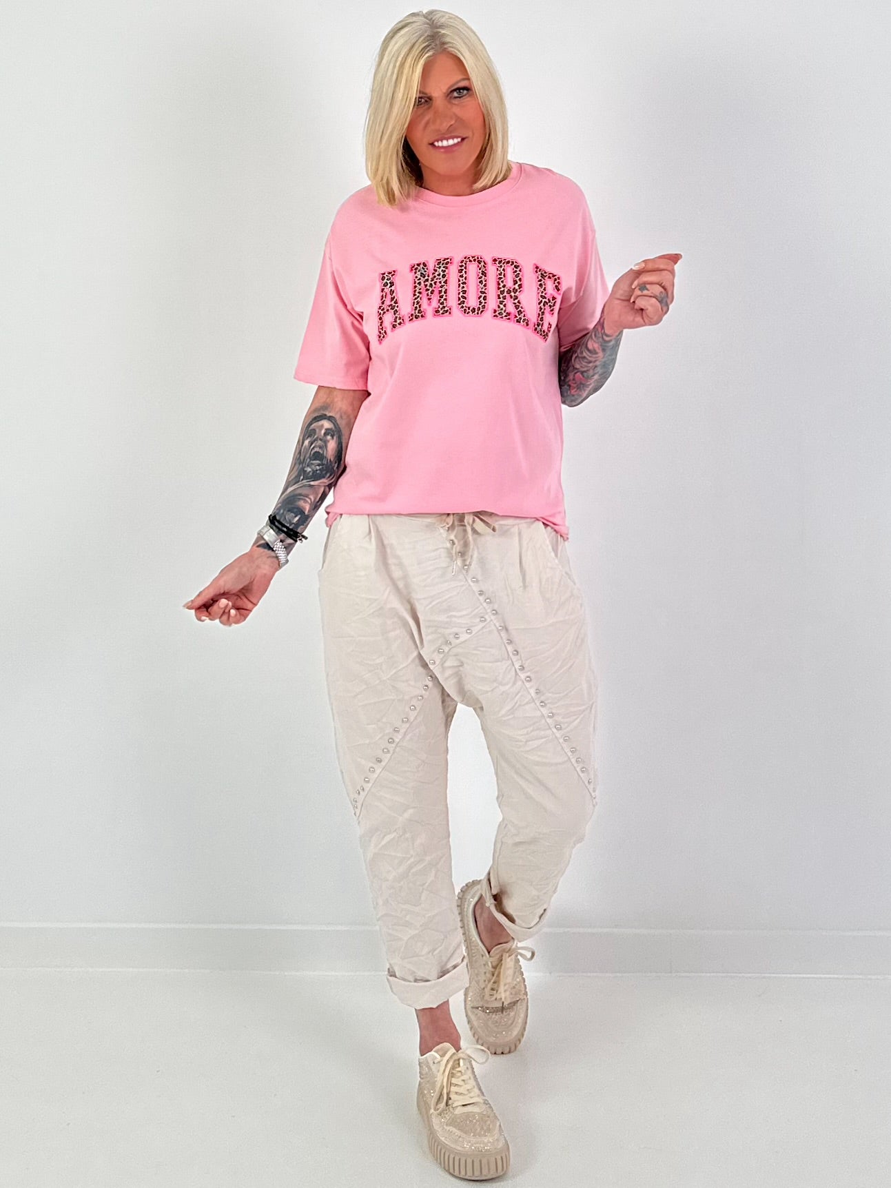 T-Shirt Amore - rosa