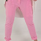 Sweatpants with large patch pockets - pink