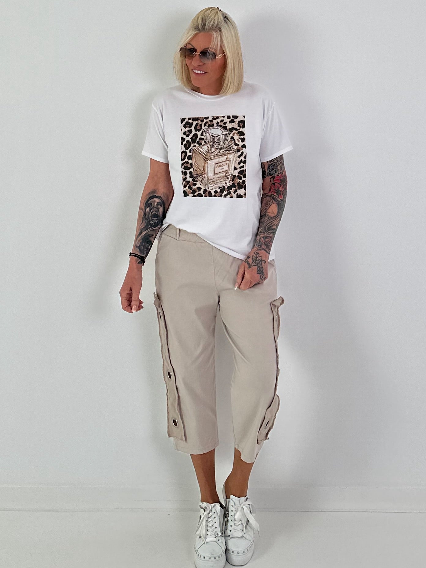 T-Shirt Perfume - white-beige