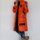 Cuel down coat - orange