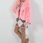 Bontjas model "Cloud 9" - roze