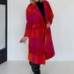 Mantel im Color-Block-Muster - mehrfarbig