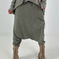 Haremhose mit aufgesetzter Tasche - khaki
