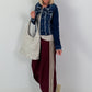 Fringed Denim Jacket - denim