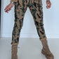 Cargo Hose mit Camouflage-Print - camel-oliv-mehrfarbig