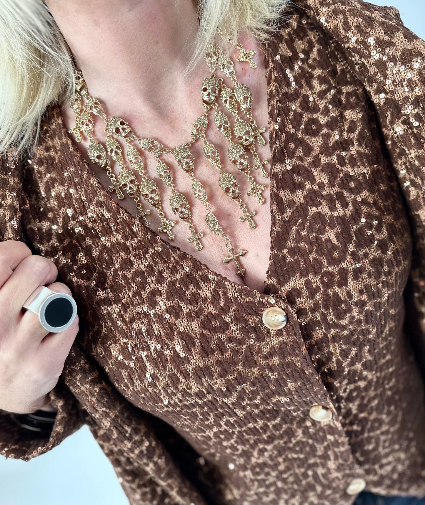 Necklace model "Sacred Vice"