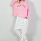 Pullover Modell "City Spirit" - rosa