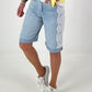 Denim Shorts with Lace Details