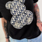 Teddy T-shirt - zwart