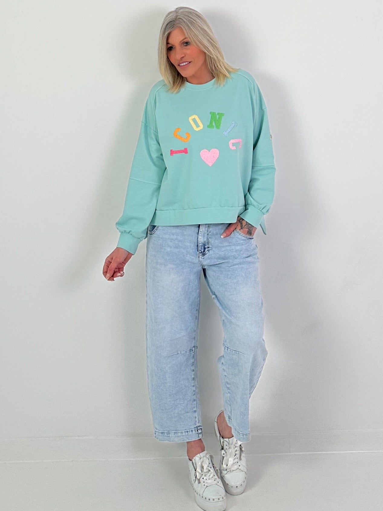 Trui ICONIC - mintgroen