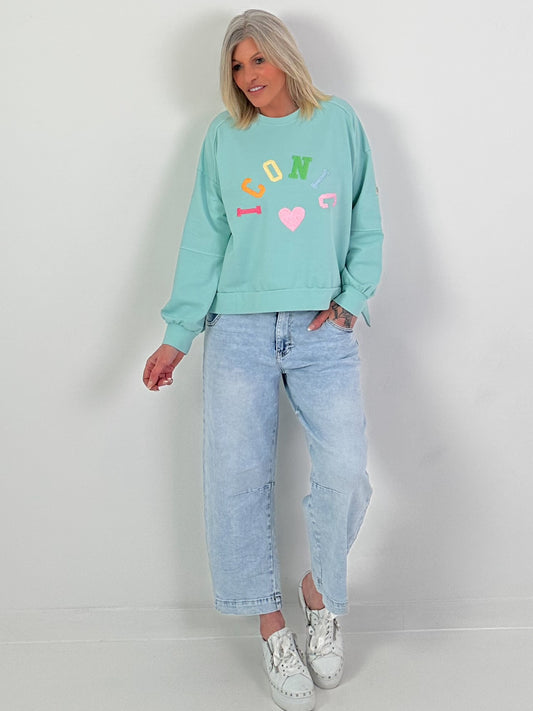Trui ICONIC - mintgroen