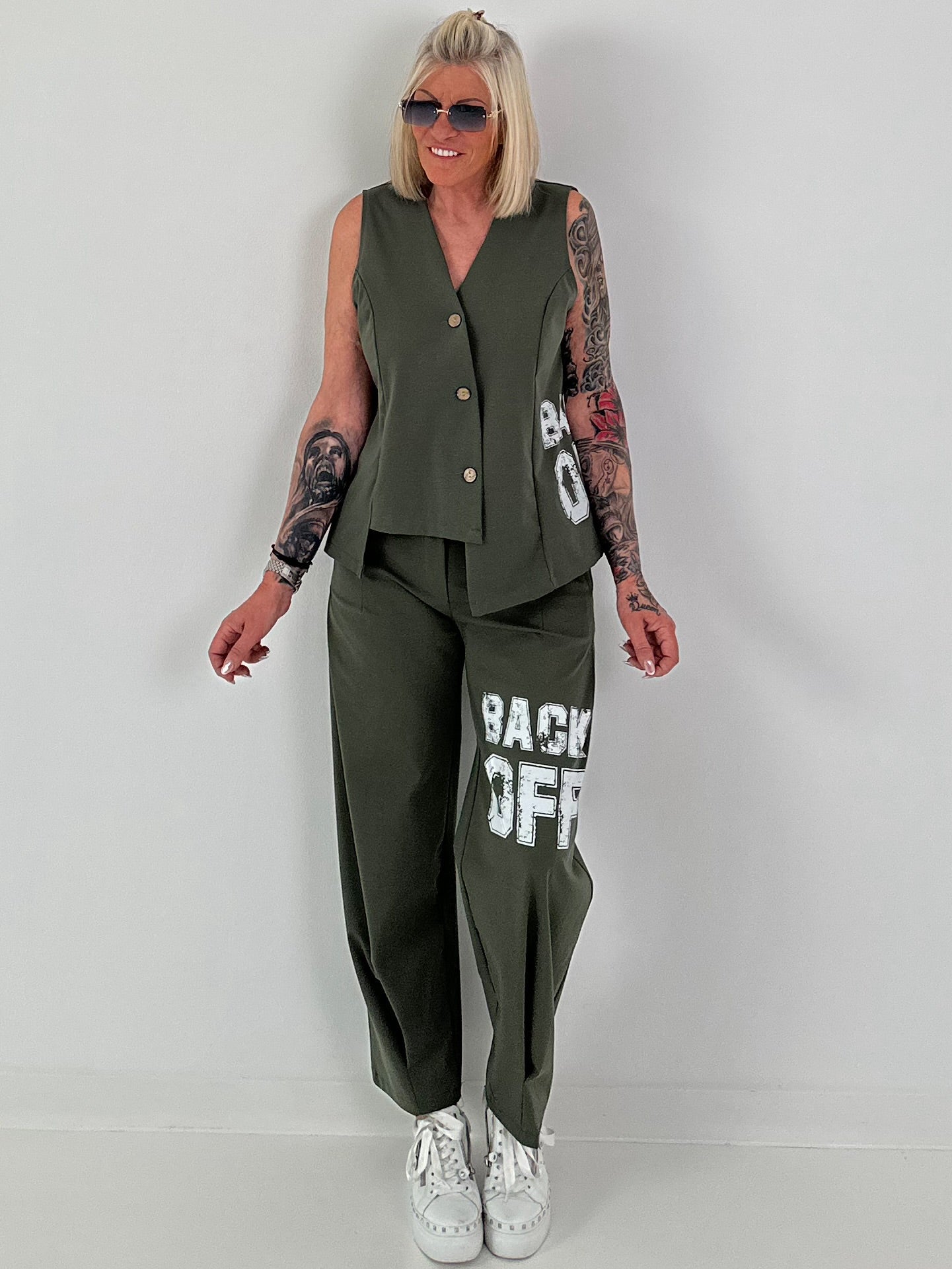 Weste BACK OFF - oliv
