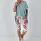 Oversized T-shirt - saliegroen