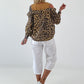 Tunika mit integrierten Top - Leo camel