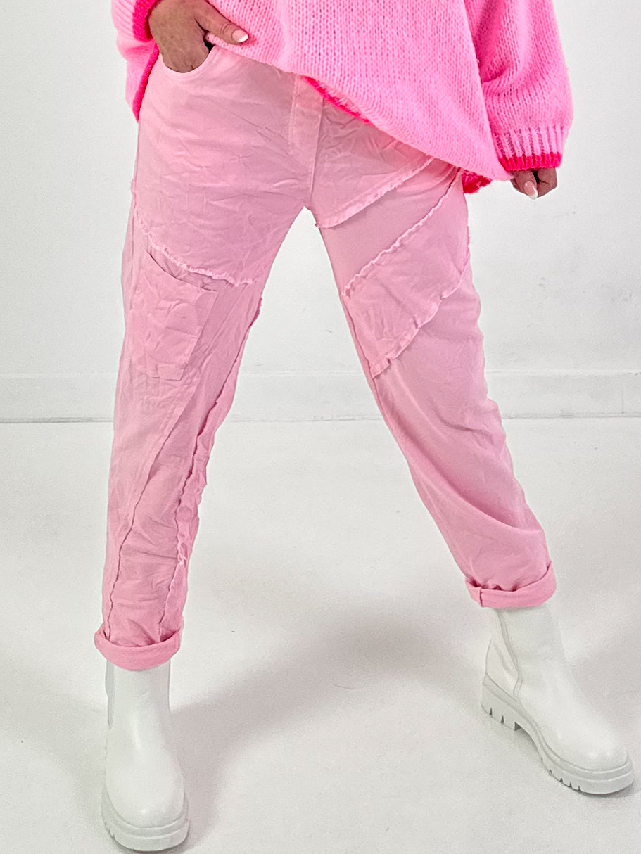 Hose Modell "Rough Flow" - rosa