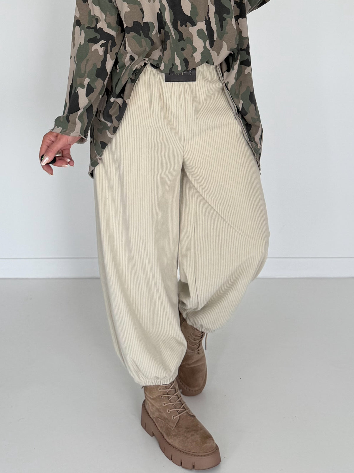 Babycord-Pumphose Hope - beige