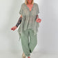 Linen trousers - khaki