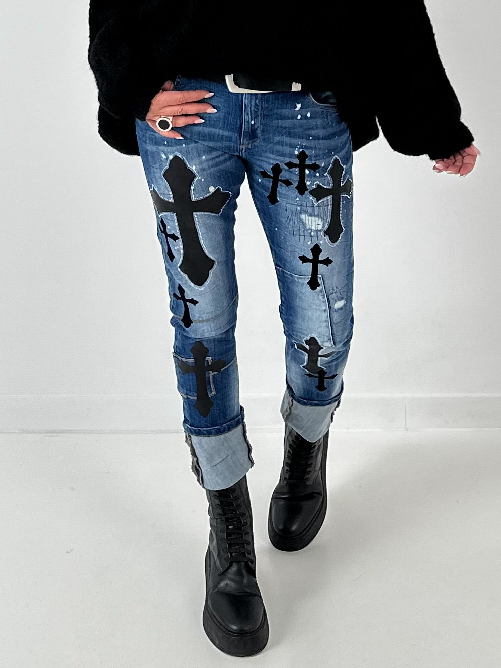 Jeans model "Crossfire" - denim