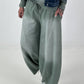 Lässige Sweat Ballonhose im Used-Look - khaki