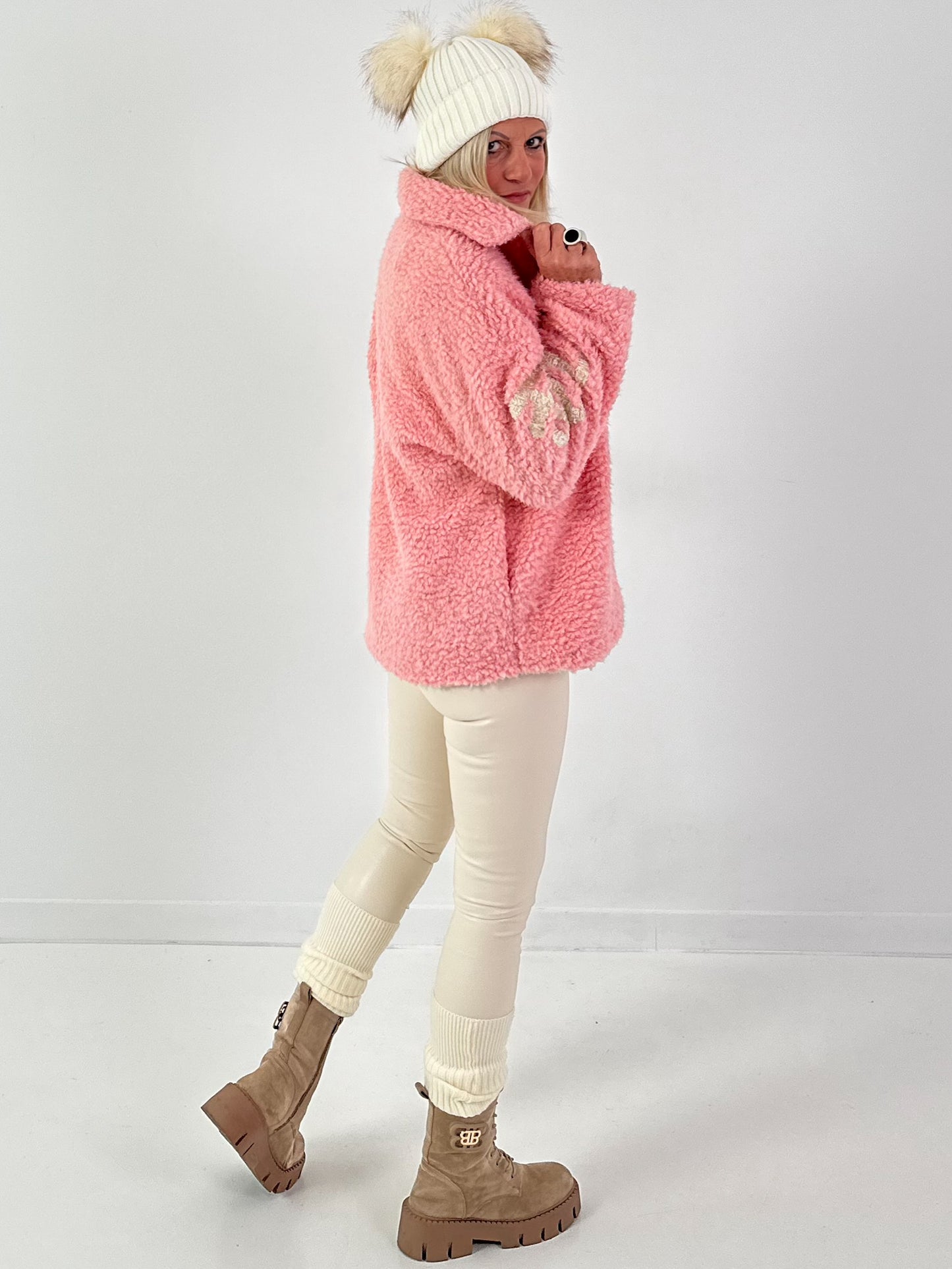 Teddyjas model "Cuddle Rock" - roze